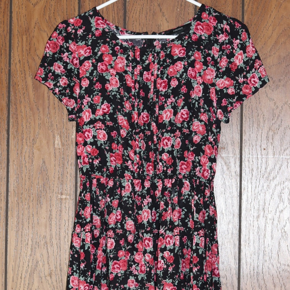 Floral print dress